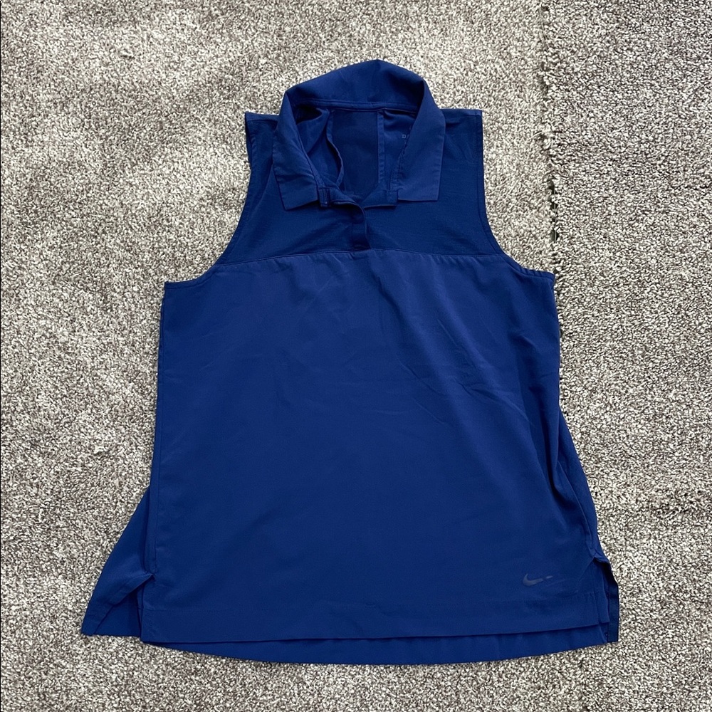 Nike Women's Navy Blue Tank Top